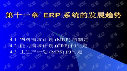 erp系統發展前景